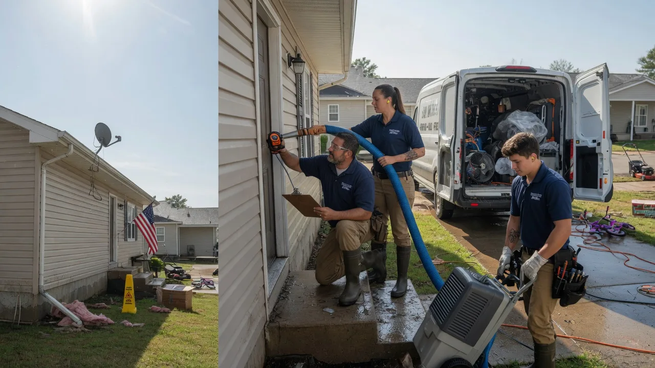 Ceiling Water Damage Restoration in Liberty Center, IA near me